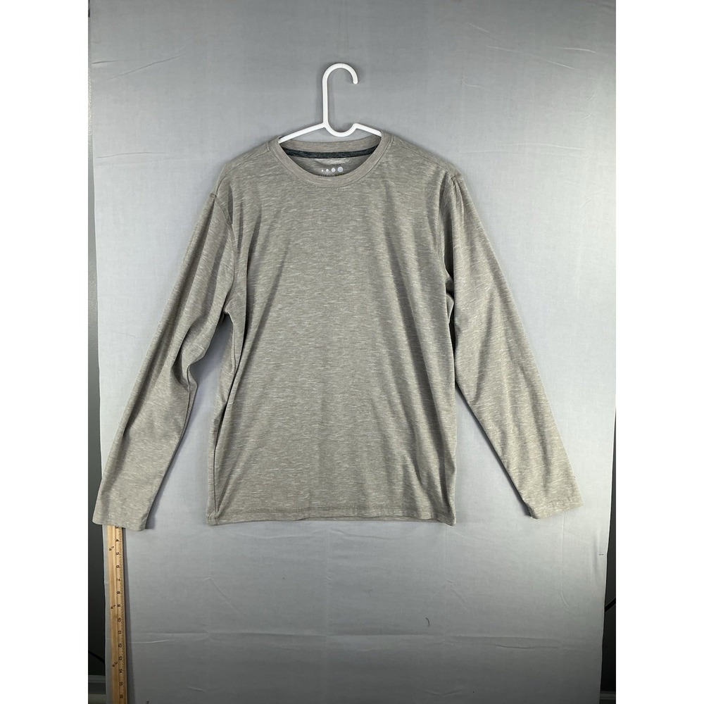 Xcelsius Active Long Sleeve Athletic T-Shirt Gray Men's Small Performance Tee